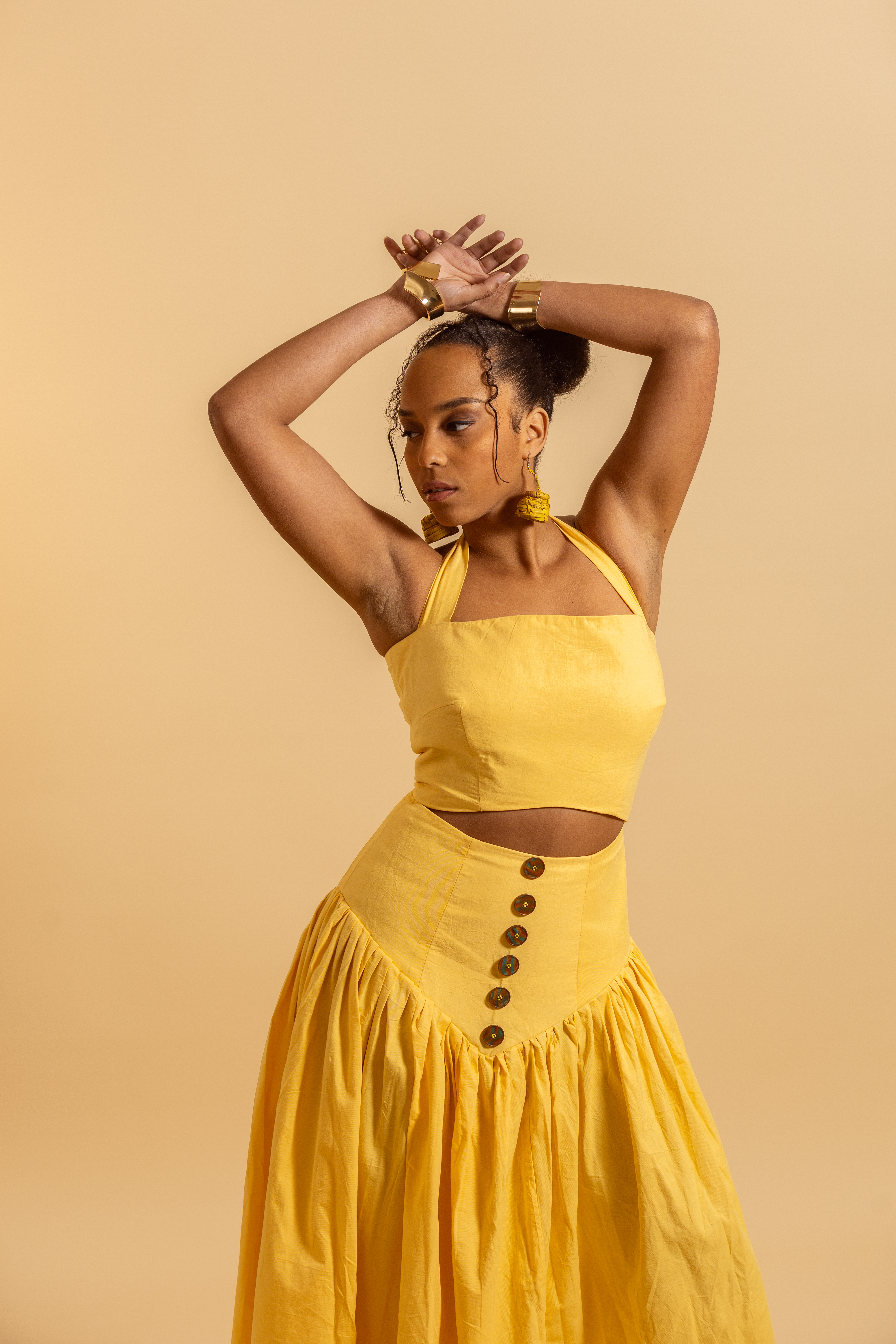 The Mila Dress - Yellow