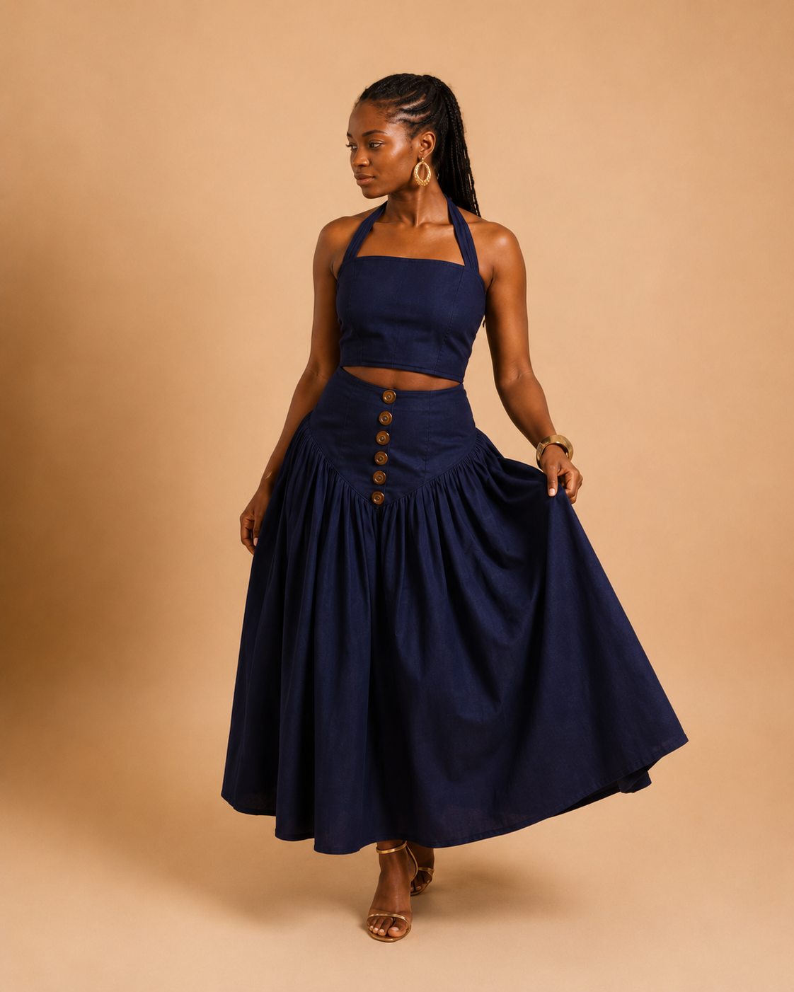 The Mila Dress - Midnight
